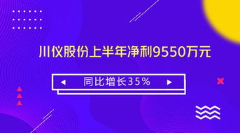 川儀股份上半年業(yè)績穩(wěn)健增長 凈利同比增35%至9550萬元，技術(shù)咨詢業(yè)務(wù)成為新亮點(diǎn)